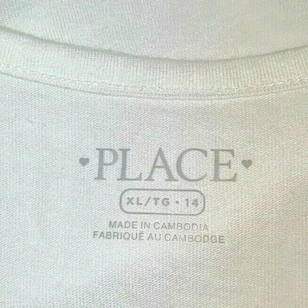 The Children’s Place Tank Top Girls XL 14 Unicorn Multicolor Cotton Blend